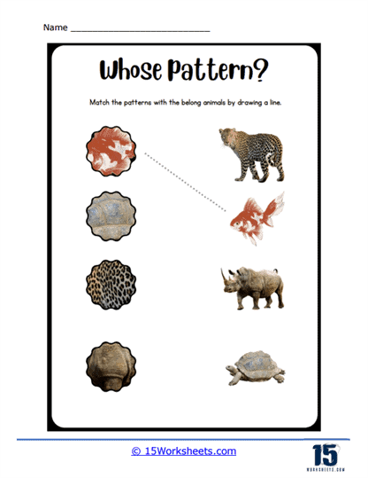 Which Animal Pattern Worksheet
