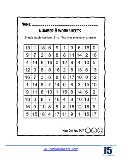 Mystery Picture Worksheet