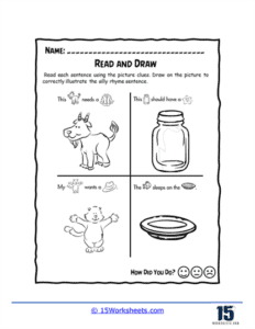 Draw What You Read Worksheets - 15 Worksheets.com