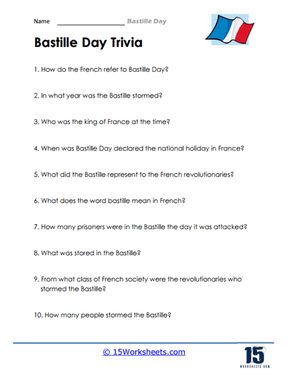 Bastille Day Trivia