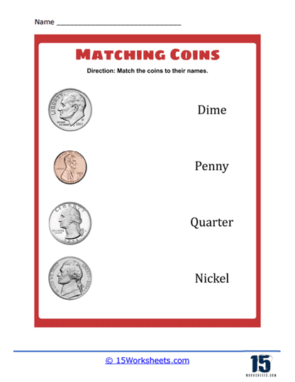 Coin Matters Worksheet