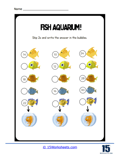 Fish Aquarium Worksheet