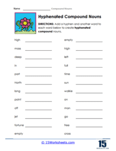 Compound Nouns Worksheets - 15 Worksheets.com