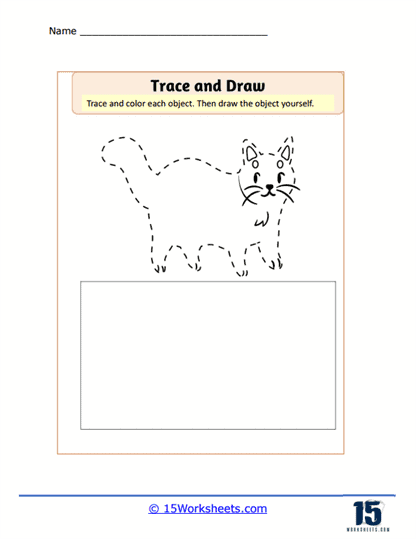 Draw a Cat Worksheet