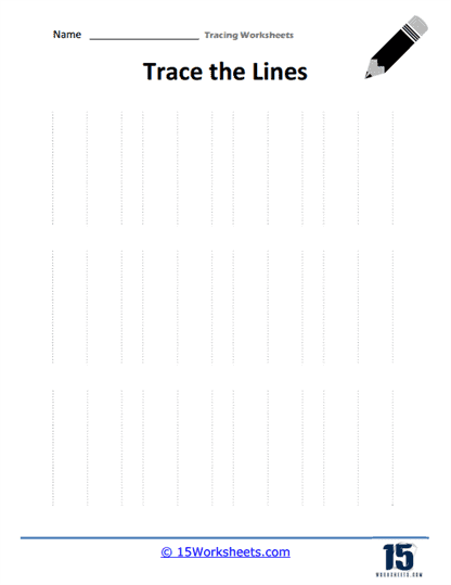 Up and Down Lines Worksheet