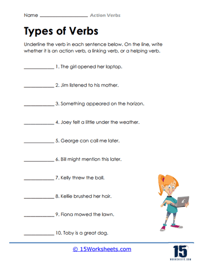 Identify the Type of Verb