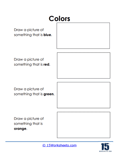 Draw a Picture Worksheet