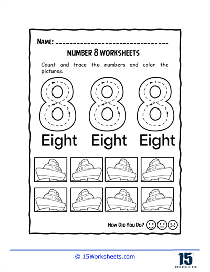 Boating Eights Worksheet