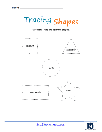 The Basic Shapes Worksheet