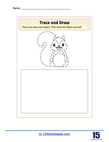 Draw a Squirrel Worksheet