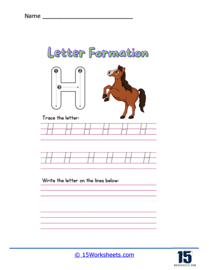 Horse is For H Worksheet