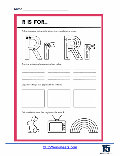 What Is R For Worksheet