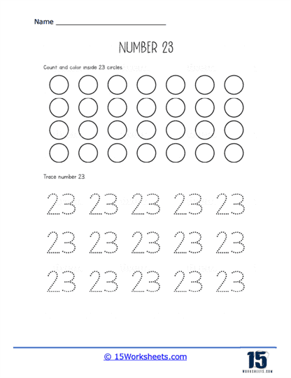Count and Circle Worksheet