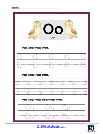 Upper and Lowercase Worksheet