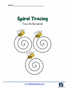Drawing Spirals Worksheets - 15 Worksheets.com