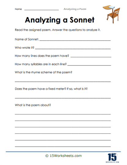 Analyzing a Sonnet