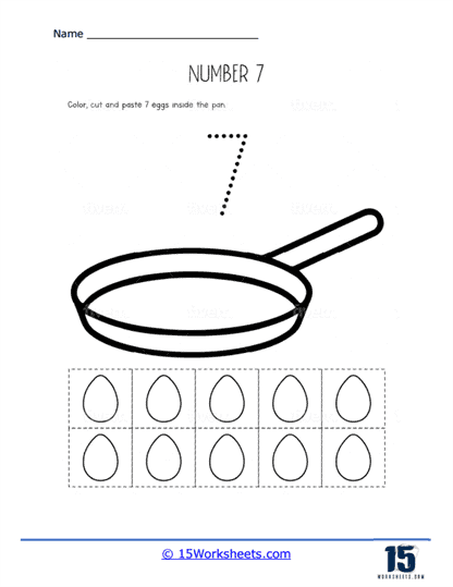 Eggs in the Pan Worksheet