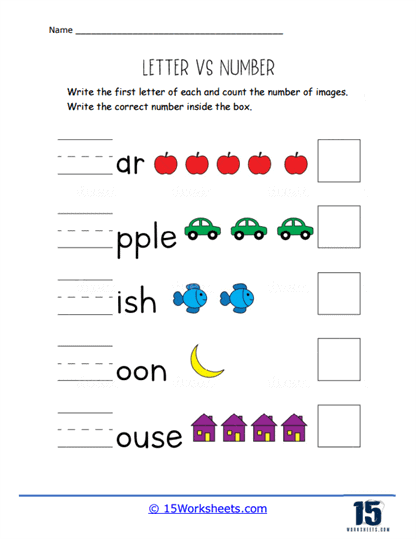 Count and Color Fun Worksheet