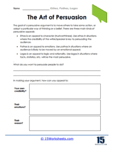 Ethos, Pathos, Logos Worksheets - 15 Worksheets.com