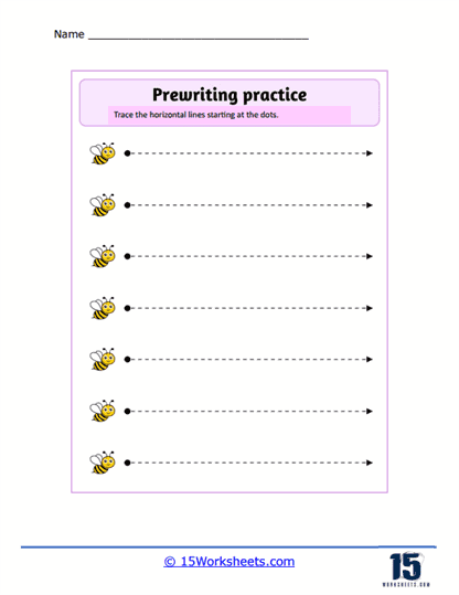 Bee Lines Worksheet