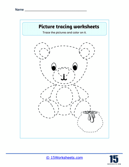 Bear Outlines Worksheet