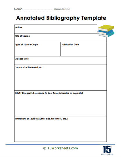 Bibliography Template #2