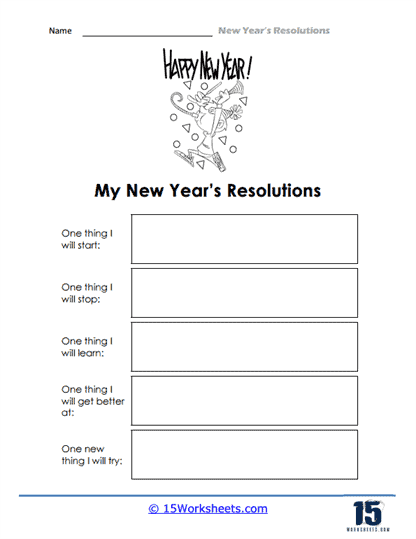 New Year's Resolutions #15