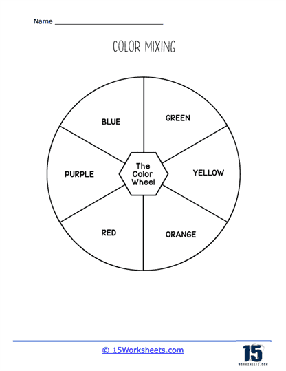 The Color Wheel Worksheet
