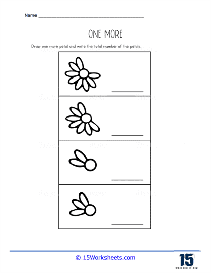 Flower Petals Worksheet