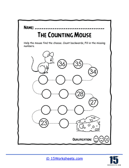 Mouse to Cheese Worksheet