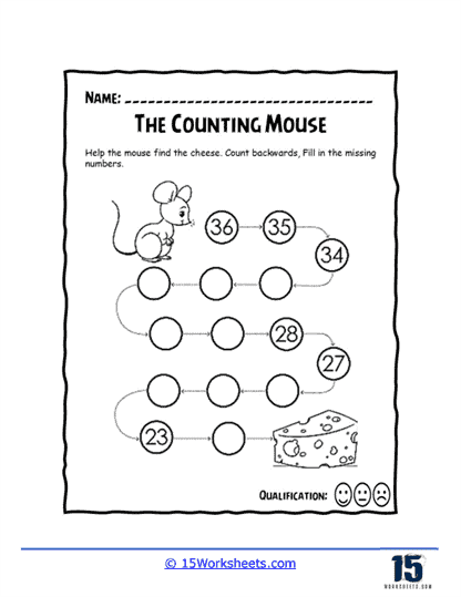 Counting Backwards Worksheets 15 Worksheets com