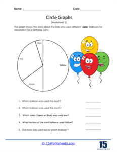 Circle Graphs Worksheets - 15 Worksheets.com