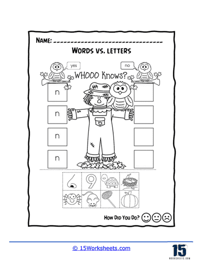 Yes or No Cut and Paste Worksheet