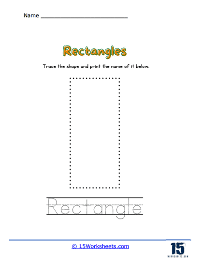 Trace and Write Worksheet