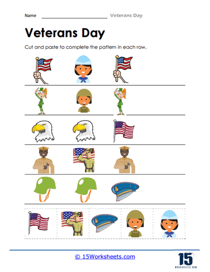 Veterans Day Worksheets