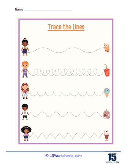 Path to Cool Treats Worksheet