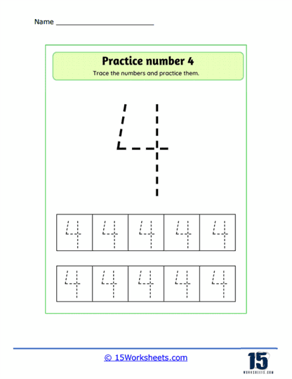 Trace Away Worksheet