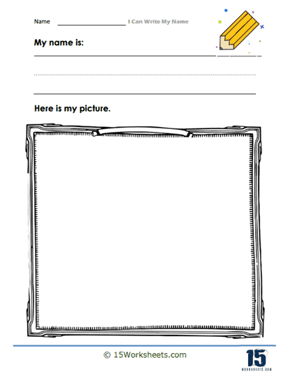 Name and Picture Worksheet