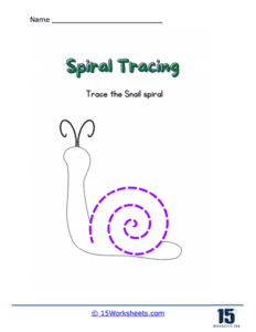 Drawing Spirals Worksheets - 15 Worksheets.com