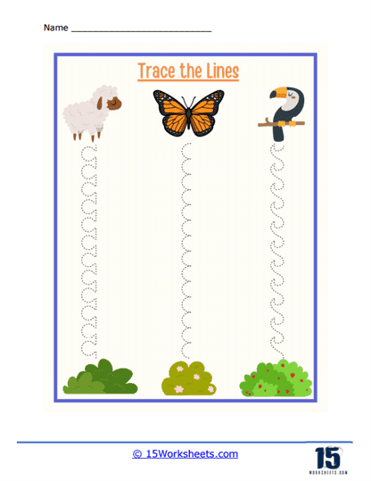 Getting to The Bushes Worksheet