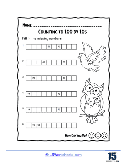 Bird Nests Worksheet