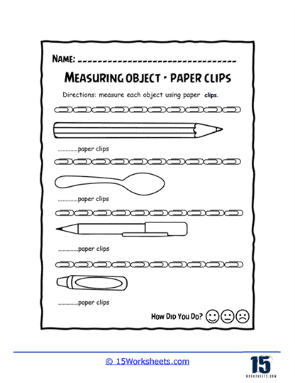 Paperclip Chip Worksheet