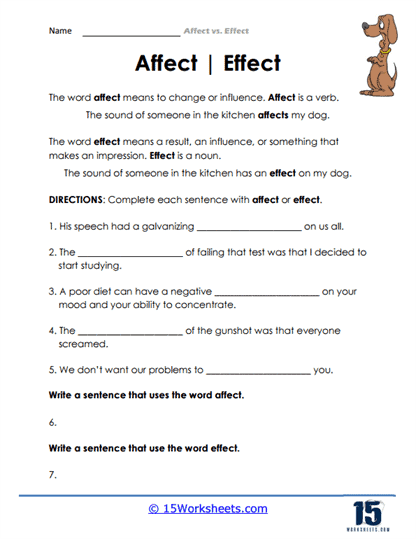 Affect vs Effect: como e quando usar