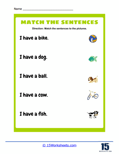 I Have Sentences