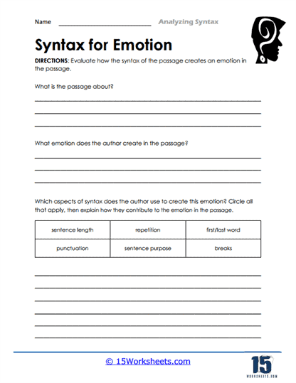 Syntax for Emotion
