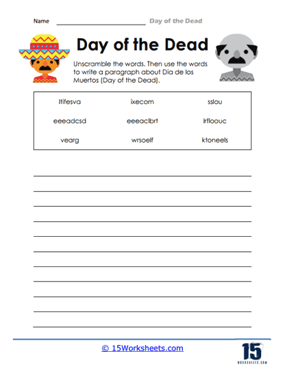 Day Of The Dead Worksheets Heritage Exploration 15 Worksheets Day Of The Dead Worksheets Heritage Exploration 15 Worksheets