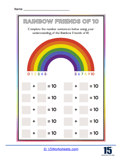 Rainbow Worksheets