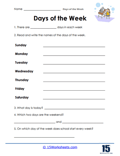 Days of the Week Trivia