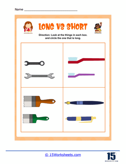 shorter and longer