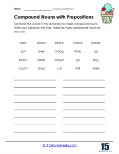 Compound Nouns Worksheets - 15 Worksheets.com